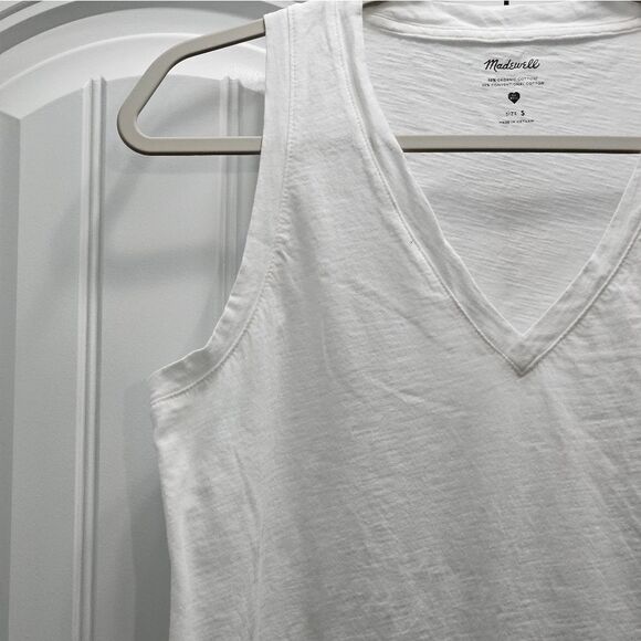 Madewell, Womens Tank Top In White. NWOT/Size Small - Picture 2 of 10